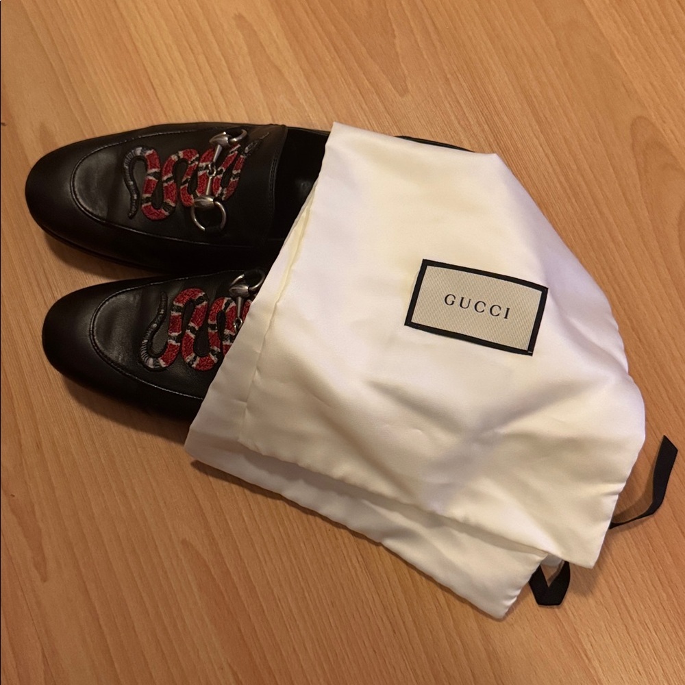 Men’s Gucci Brixton “Snake” Loafers - Picture 9 of 12